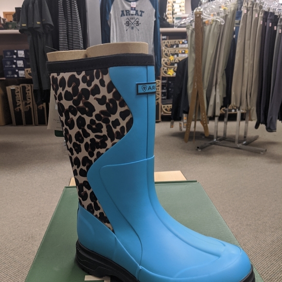 Ariat Springfield Rubber Boots Aqua 
